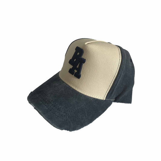 Distressed Cap - Navy