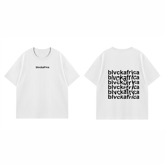 Minimal Wavy Tee - White