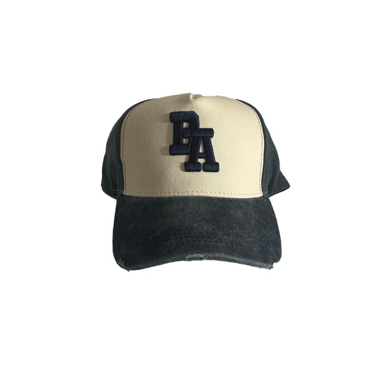 Distressed Cap - Navy